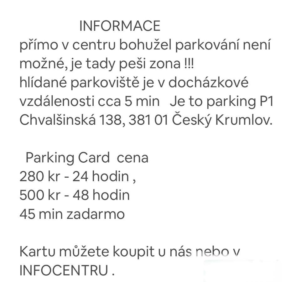Apartman Galant Cesky Krumlov Luaran gambar